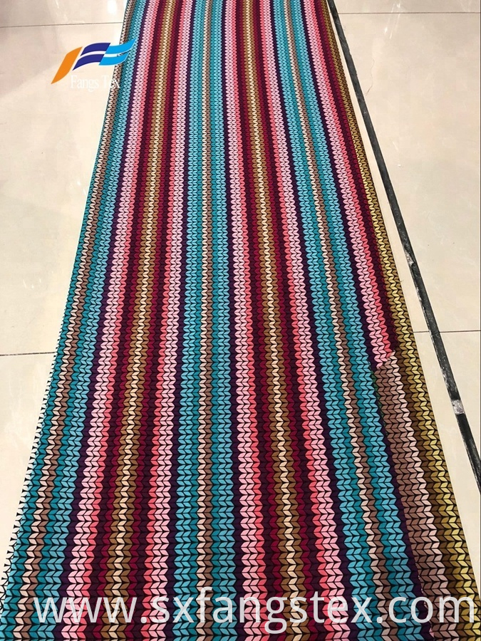 Colorful 100% Polyester Digital Printed Chiffon Abaya Fabric 1